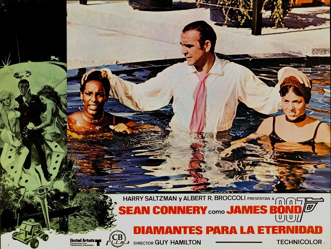 Les Diamants sont éternels - Cartes de lobby - Trina Parks, Sean Connery, Lola Larson