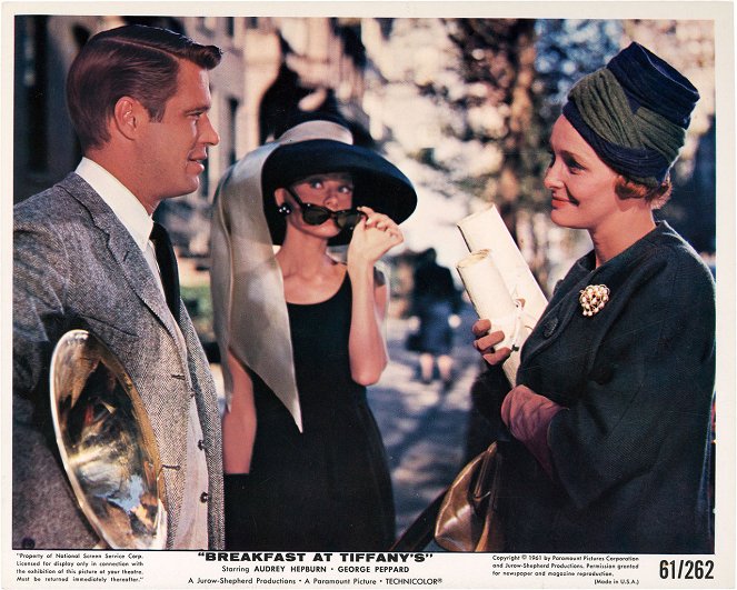 Boneca de Luxo - Cartões lobby - George Peppard, Audrey Hepburn, Patricia Neal