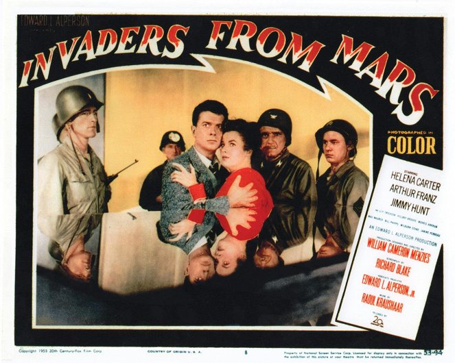 Invaders from Mars - Lobby Cards - Arthur Franz, Helena Carter