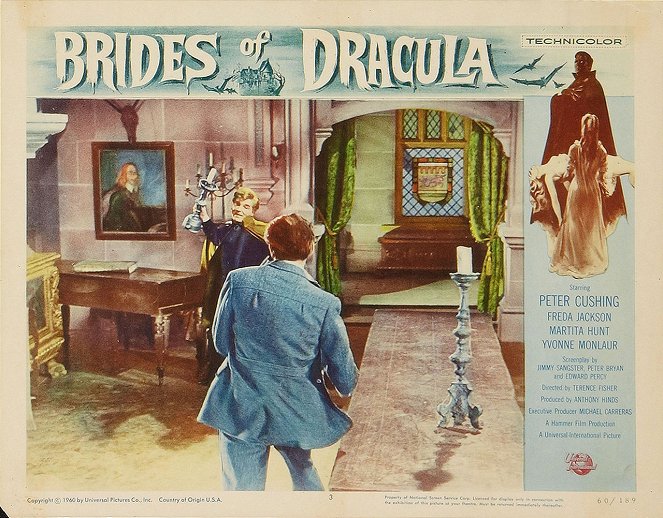 De bruiden van Dracula - Lobbykaarten