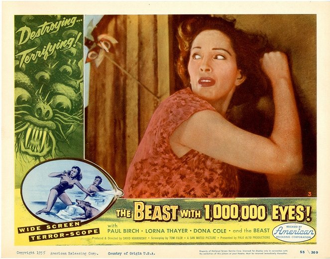 The Beast with 1,000,000 Eyes - Lobby karty - Lorna Thayer