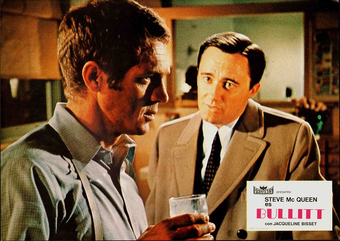 Bullitt - Lobby karty - Steve McQueen, Robert Vaughn