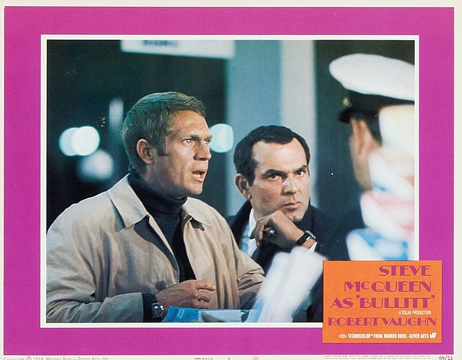 Bullitt - Lobby Cards - Steve McQueen, Don Gordon