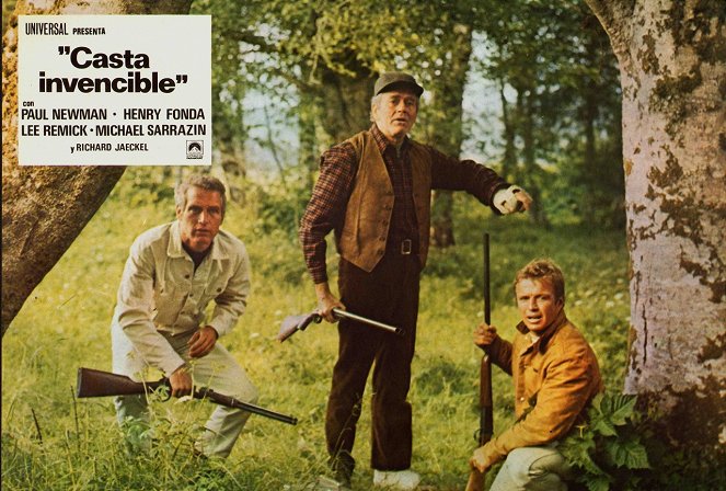 Casta invencible - Fotocromos - Paul Newman, Henry Fonda, Richard Jaeckel