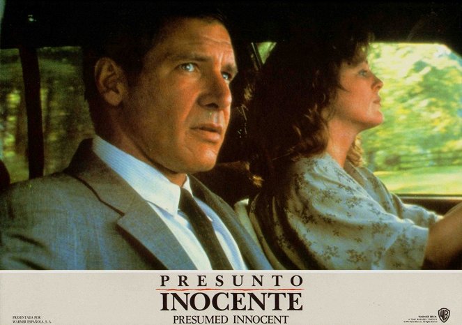 Presumed Innocent - Lobby karty - Harrison Ford, Bonnie Bedelia