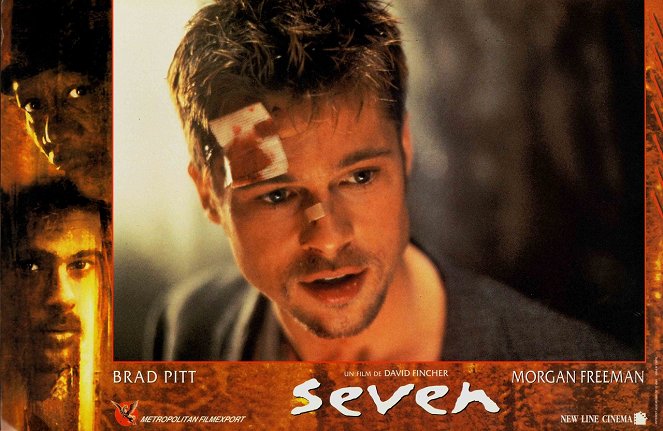 Seven - Cartes de lobby - Brad Pitt