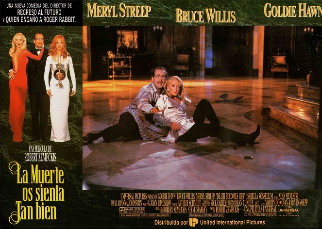 Death Becomes Her - Lobbykaarten - Bruce Willis, Meryl Streep