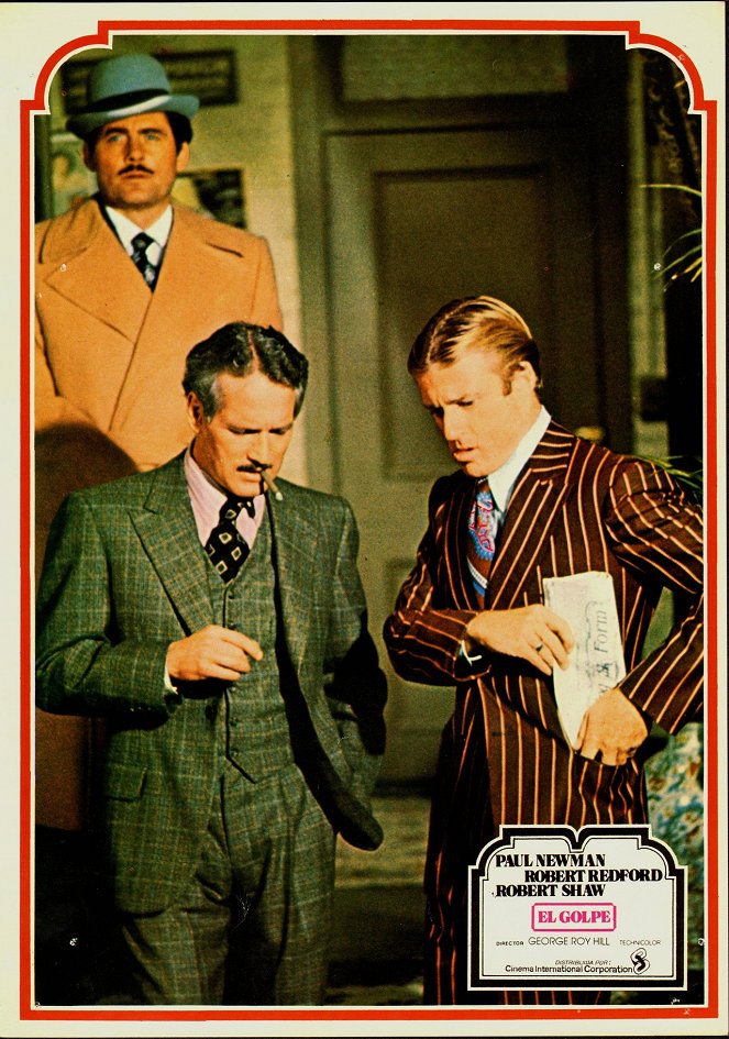 Der Clou - Lobbykarten - Robert Shaw, Paul Newman, Robert Redford