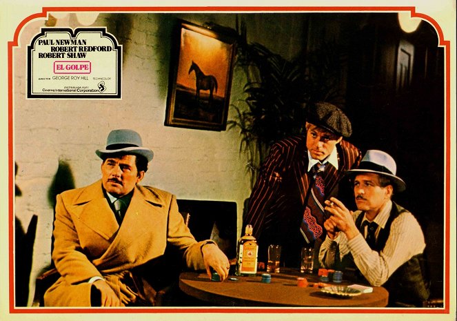 Der Clou - Lobbykarten - Robert Shaw, Robert Redford, Paul Newman
