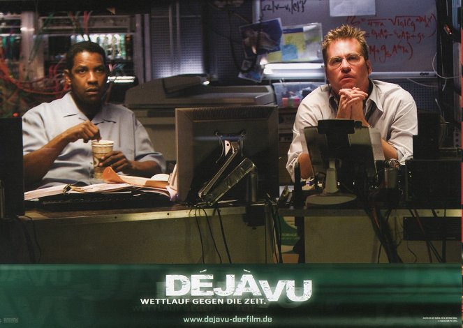 Déjà Vu - Wettlauf gegen die Zeit - Lobbykarten - Denzel Washington, Val Kilmer