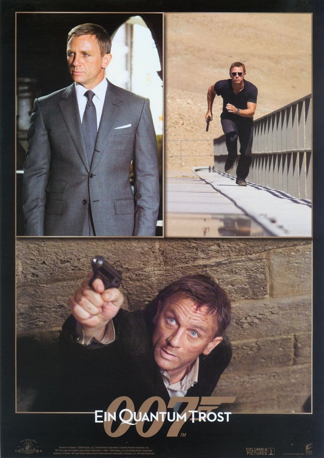007 - Quantum of Solace - Cartões lobby - Daniel Craig
