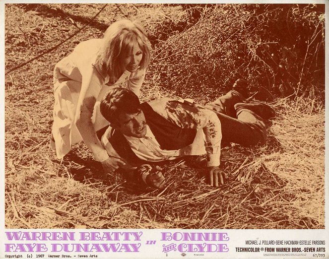 Bonnie i Clyde - Lobby karty - Faye Dunaway, Warren Beatty