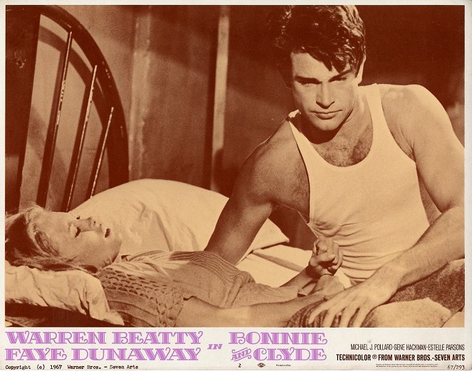 Bonnie e Clyde - Cartões lobby - Faye Dunaway, Warren Beatty