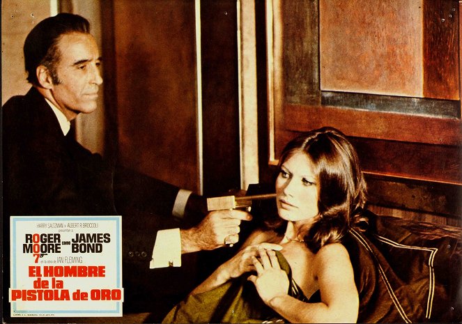 The Man with the Golden Gun - Lobby Cards - Christopher Lee, Maud Adams