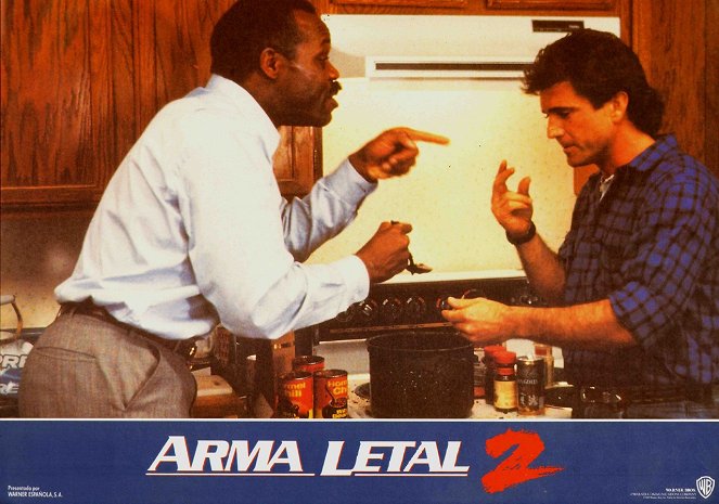 Lethal Weapon 2 - Lobbykaarten - Danny Glover, Mel Gibson