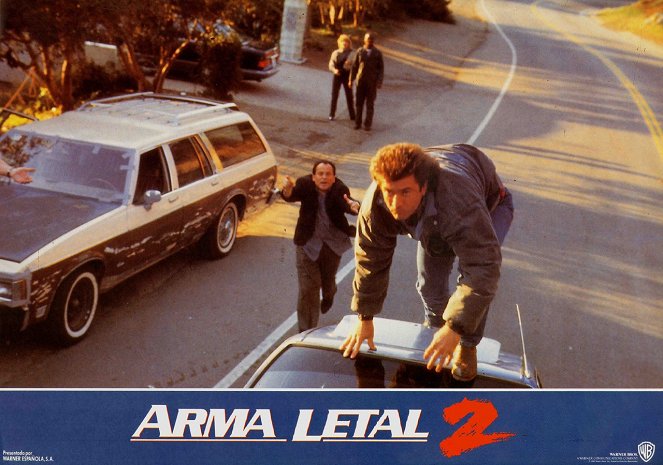 Lethal Weapon 2 - Brennpunkt L.A. - Lobbykarten - Joe Pesci, Mel Gibson