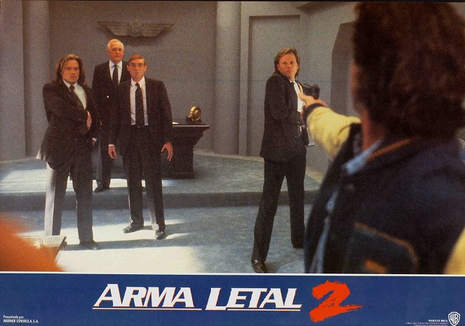 Lethal Weapon 2 - Brennpunkt L.A. - Lobbykarten - Joss Ackland, Derrick O'Connor