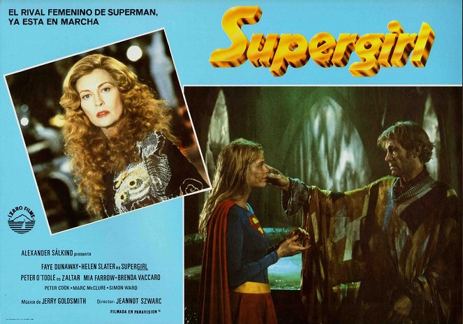 Supergirl - Vitrinfotók - Faye Dunaway, Helen Slater, Peter O'Toole