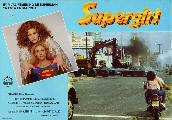Supergirl - Cartes de lobby - Faye Dunaway, Helen Slater
