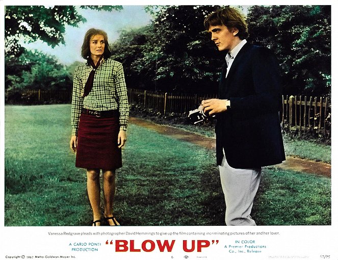 Blow-Up - Erään suudelman jälkeen - Mainoskuvat - Vanessa Redgrave, David Hemmings
