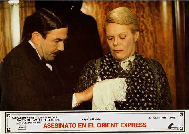 Murder on the Orient Express - Lobbykaarten - Albert Finney, Rachel Roberts