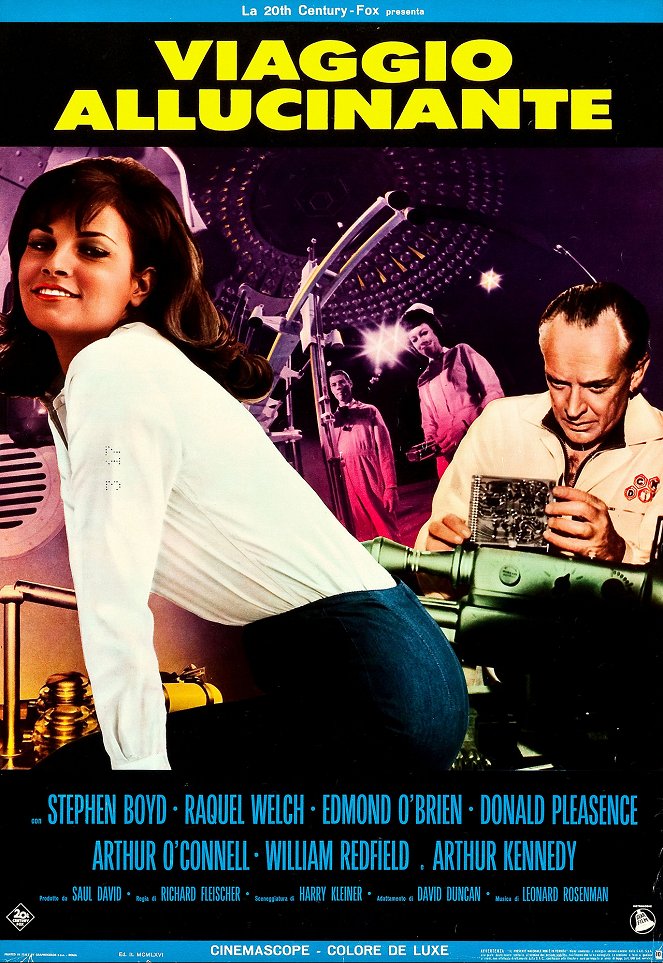 Fantasztikus utazás - Vitrinfotók - Raquel Welch, Arthur Kennedy