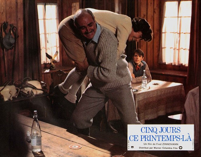 Cinq jours, ce printemps là - Cartes de lobby - Sean Connery, Betsy Brantley, Lambert Wilson