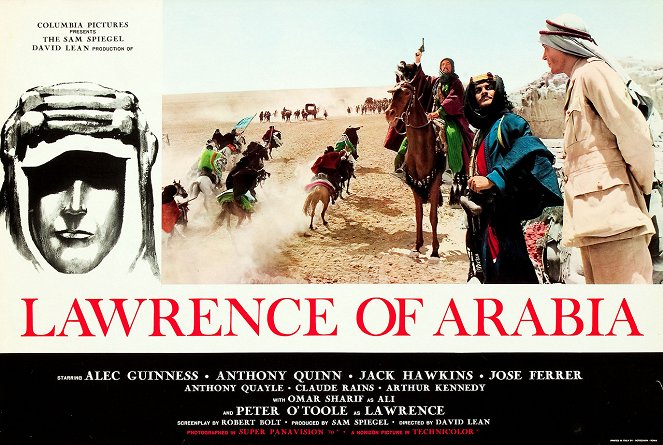 Lawrence von Arabien - Lobbykarten - Omar Sharif, Peter O'Toole