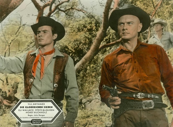 The Magnificent Seven - Lobby Cards - Horst Buchholz, Yul Brynner