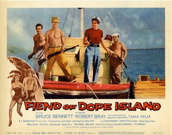 Fiend of Dope Island, The - Cartes de lobby