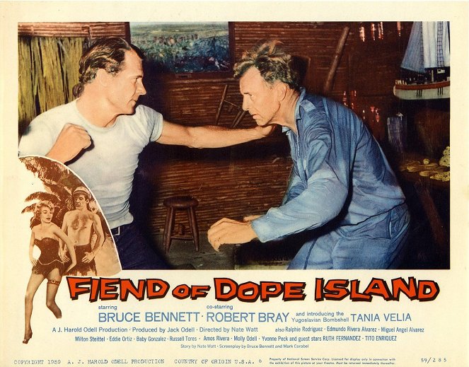 The Fiend of Dope Island - Cartes de lobby