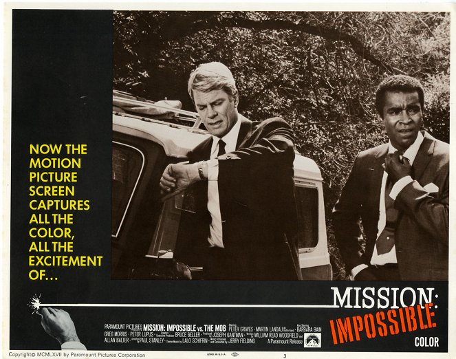 Mission Impossible Versus the Mob - Lobby Cards