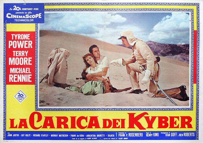 King of the Khyber Rifles - Lobby Cards - Terry Moore, Tyrone Power