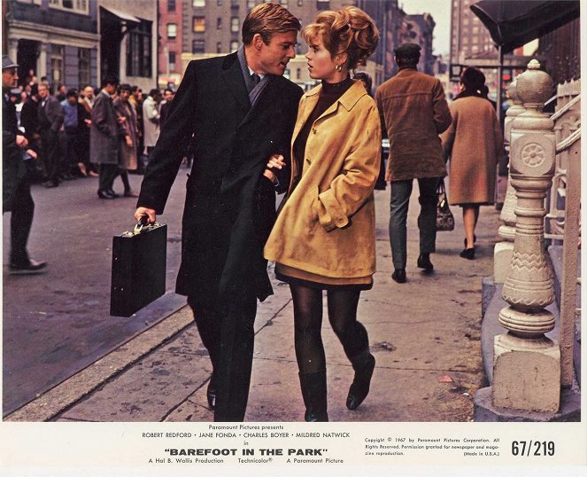 Boso w parku - Lobby karty - Robert Redford, Jane Fonda