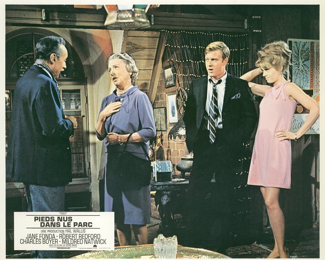 Barefoot in the Park - Lobbykaarten - Charles Boyer, Mildred Natwick, Robert Redford, Jane Fonda