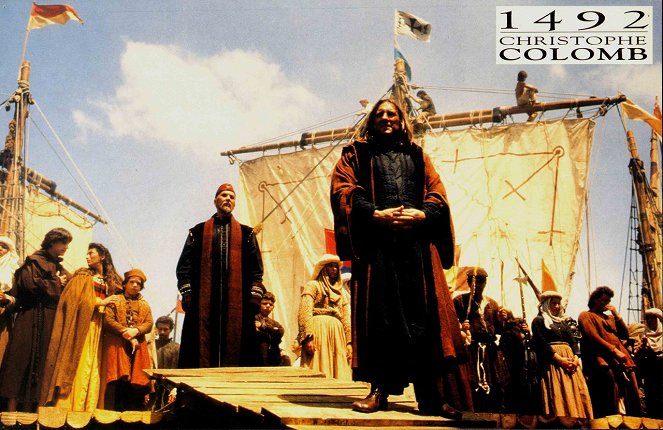 1492 : Christophe Colomb - Cartões lobby - Frank Langella, Gérard Depardieu