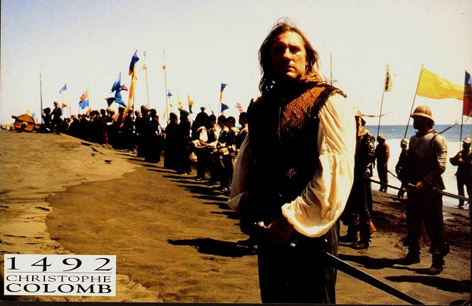 1492 : Christophe Colomb - Cartões lobby - Gérard Depardieu