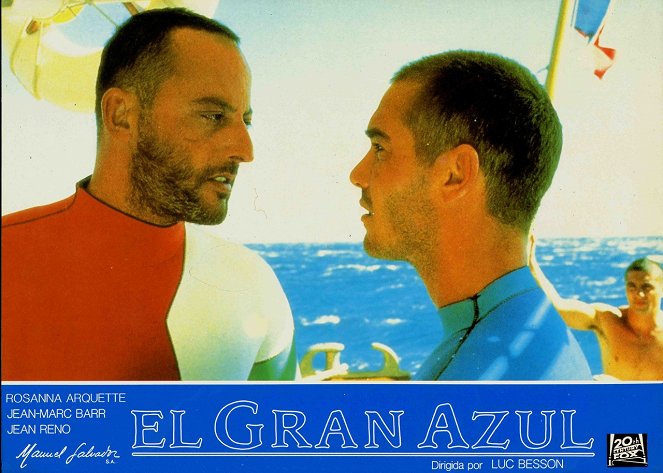 El gran azul - Fotocromos - Jean Reno, Jean-Marc Barr