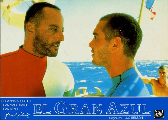 Le Grand Bleu - Lobbykaarten - Jean Reno, Jean-Marc Barr