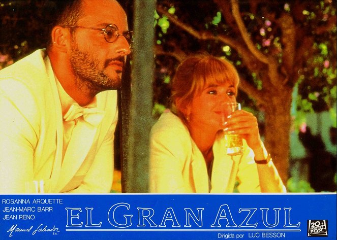 Le Grand Bleu - Cartes de lobby - Jean Reno, Rosanna Arquette