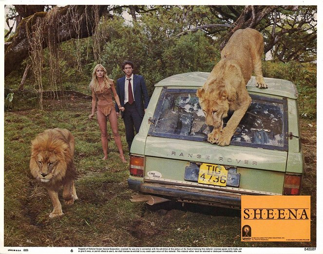 Sheena - Königin des Dschungels - Lobbykarten - Tanya Roberts