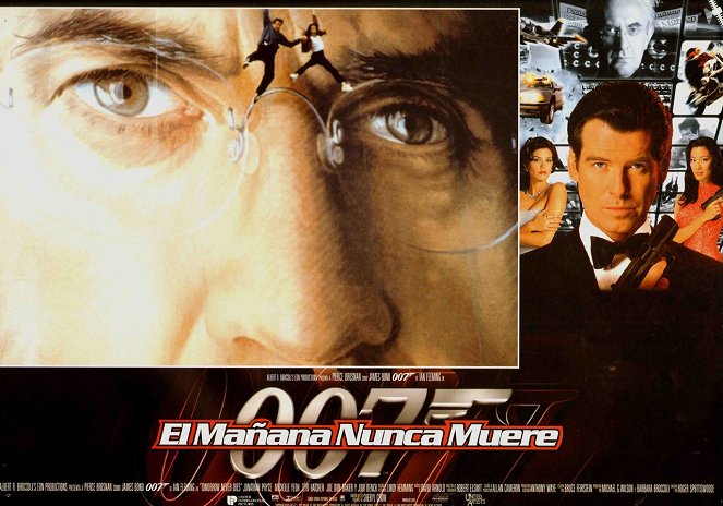 007 - O Amanhã Nunca Morre - Cartões lobby - Pierce Brosnan, Michelle Yeoh