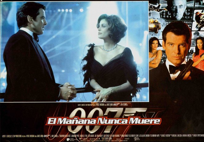 007 - O Amanhã Nunca Morre - Cartões lobby - Pierce Brosnan, Teri Hatcher