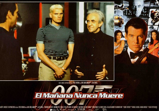 James Bond 007 - Der Morgen stirbt nie - Lobbykarten - Götz Otto, Jonathan Pryce