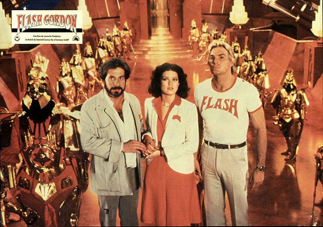 Flash Gordon - Lobby Cards - Chaim Topol, Melody Anderson, Sam J. Jones