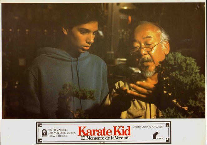 Karate Kid - Lobbykarten - Pat Morita, Ralph Macchio