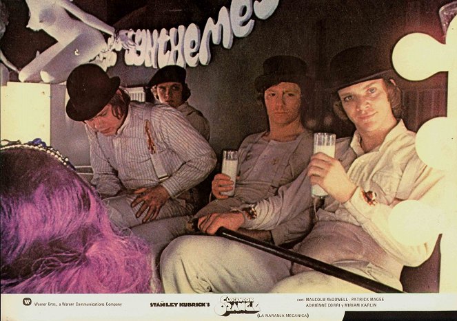 Orange mécanique - Cartes de lobby - Warren Clarke, Malcolm McDowell