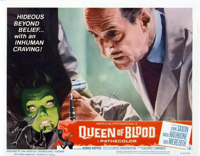 Queen of Blood - Lobby Cards - Basil Rathbone