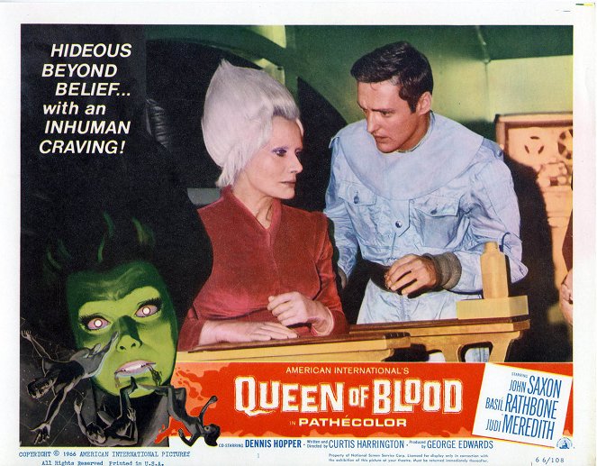 Queen of Blood - Lobby Cards - Florence Marly, Dennis Hopper