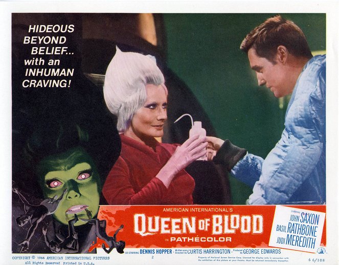 Queen of Blood - Lobby Cards - Florence Marly, Dennis Hopper